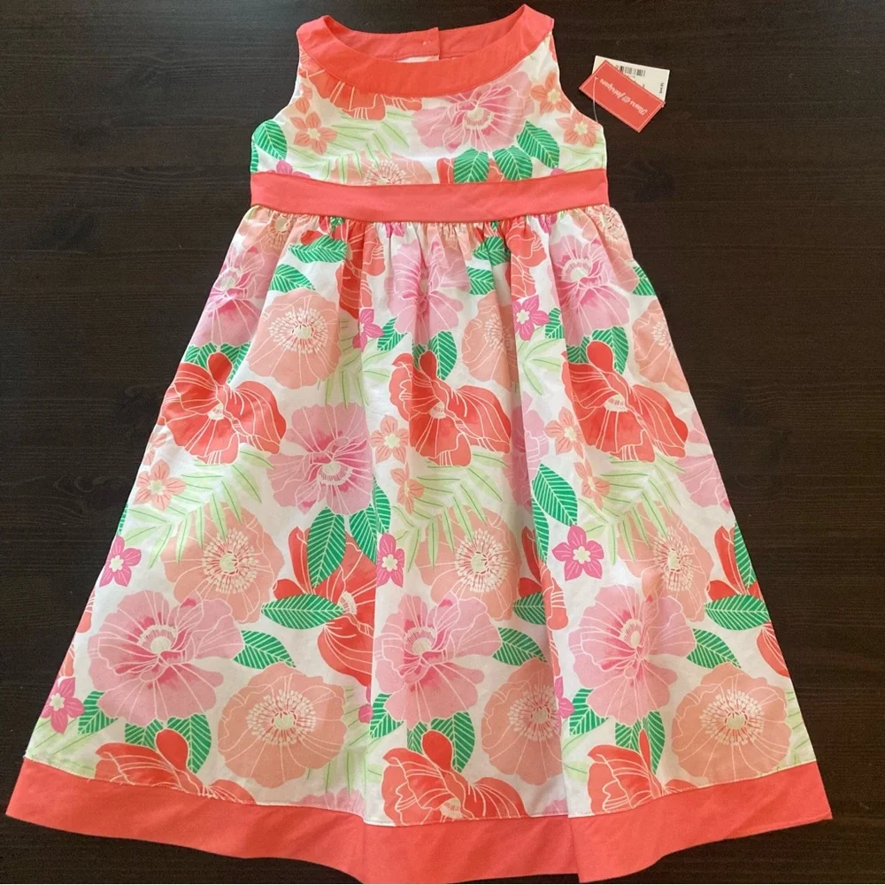 Gymboree Girls 7 Floral Dress Fairy Blossom Pink